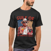 Golf von Amerika - Patriotische Amerikas Fahne des T-Shirt (Vorderseite)