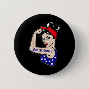 Golf von Amerika Präsident Trump 2025 Button