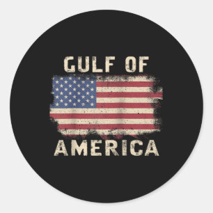 Golf von Amerika Präsident Trump 2025 Raglan Ba Runder Aufkleber