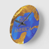 GOLF VON AMERIKA RUNDE WANDUHR (Winkel)