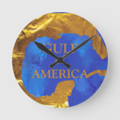 GOLF VON AMERIKA RUNDE WANDUHR (Vorderseite)