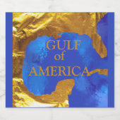 GOLF VON AMERIKA SCHAUMWEINETIKETT (Einzelnes Label)