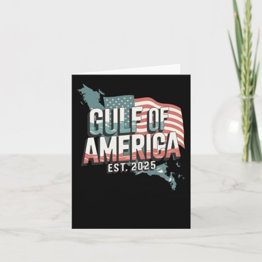 Golf von Amerika seit 2025 1 Karte (Vorderseite)