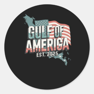Golf von Amerika seit 2025 1 Runder Aufkleber