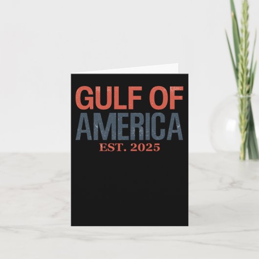 Golf von Amerika seit 2025 Karte (Vorderseite)