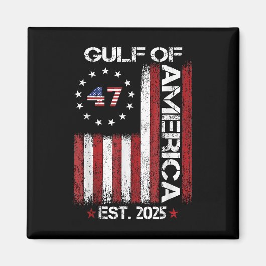 Golf von Amerika seit 2025 Magnet (Vorne)