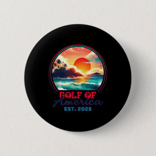 Golf von Amerika Shirt Est 2025 Retro Vintag B Button