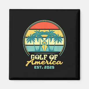 Golf von Amerika Shirt Est 2025 Retro Vintag B Magnet