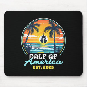 Golf von Amerika Shirt Est 2025 Retro Vintag B Mousepad