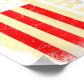 Golf von Amerika Shirt Golf von Amerika Flagge Ame Poster (Ecke)