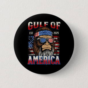 Golf von Amerika Trump Funny Bigfoot Mexiko Button