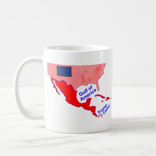 Golf von Amerika, Trump-Kanal-Tasse Kaffeetasse (Links)