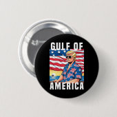 Golf von Amerika Trump vom Patrio begrüßt Button (Vorne & Hinten)