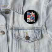 Golf von Amerika Trump vom Patrio begrüßt Button (Beispiel)