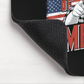 Golf von Amerika Trump vom Patrio begrüßt Mousepad (Ecke)