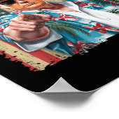 Golf von Amerika Trump vom Patrio begrüßt Poster (Ecke)