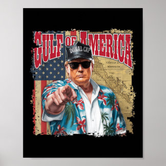 Golf von Amerika Trump vom Patrio begrüßt Poster