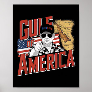 Golf von Amerika Trump vom Patrio begrüßt Poster
