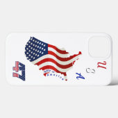 Golf von Amerika USA 47 Case-Mate iPhone Hülle (Rückseite (Horizontal))