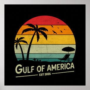 Golf von Amerika vintage amerikanisch patriotisch Poster