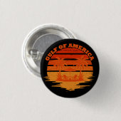 Golf von Amerika Vintages patriotisches amerikanis Button (Vorne & Hinten)