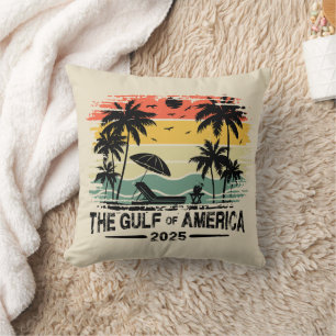 Golf von Amerika Vintages patriotisches amerikanis Kissen