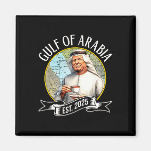 Golf von Arabien Ende 2025 Funny Trump Vintag 1 Magnet