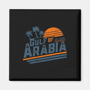 Golf von Arabien Ende 2025 Trump Arabischer Golf F Magnet