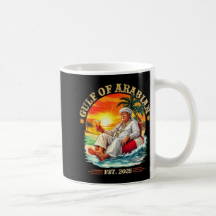 Golf von Arabien Est 2025 Der sonnige Trump Vintag Kaffeetasse