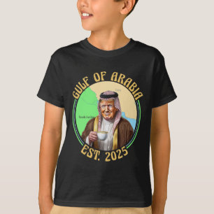 Golf von Arabien Est 2025 Lustig Trump Vintage Ara T-Shirt
