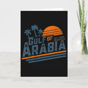 Golf von Arabien Est 2025 Trump Arabischer Golf Lu Karte
