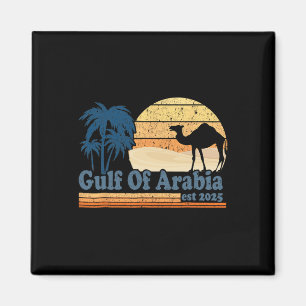 Golf von Arabien Est 2025 Trump Arabischer Golf Lu Magnet