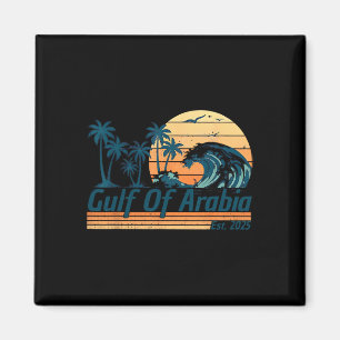 Golf von Arabien Est 2025 Trump Arabischer Golf Lu Magnet