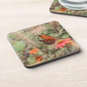 Golf von Fritillon in Zinnia Untersetzer (Linke Seite)