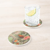 Golf von Fritillon in Zinnia Untersetzer (Seite)