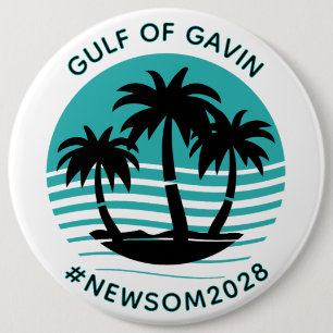 Golf von Gavin   Funny Political Humor Large Button