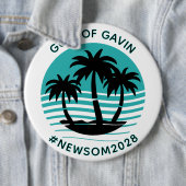 Golf von Gavin | Funny Political Humor Large Button (Beispiel)
