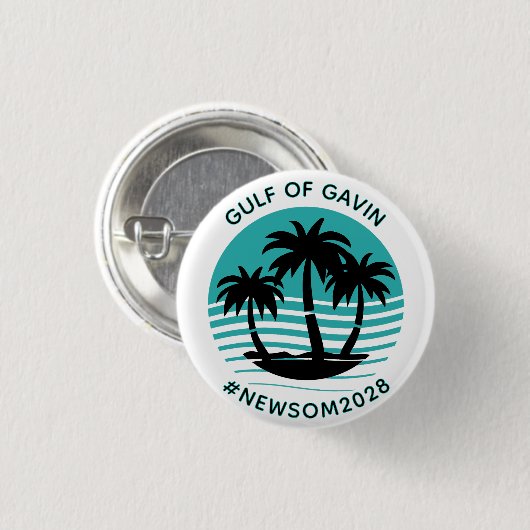 Golf von Gavin | Witziger politischer Humor Button (Vorne & Hinten)