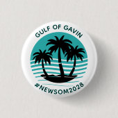 Golf von Gavin | Witziger politischer Humor Button (Vorderseite)