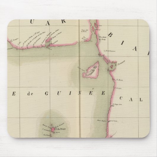 Golf von Guinea 36 Mousepad (Vorne)