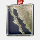 Golf von Kalifornien Silbernes Ornament (Links)