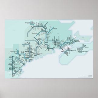 Golf von Maine 20 x 30 Poster