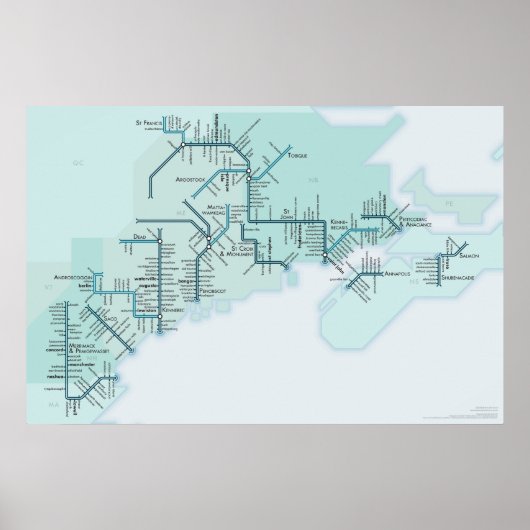 Golf von Maine 20 x 30 Poster (Vorne)