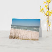 Golf von Mexico Beach Card Karte (Gelbe Blume)