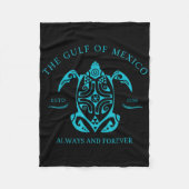 Golf von Mexiko 1550 Fleecedecke (Vorderseite)