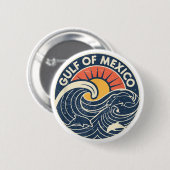 Golf von Mexiko 1672 Forever Golf von Mexiko Button (Vorne & Hinten)