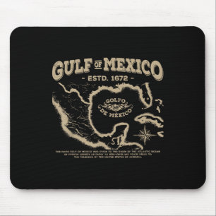 Golf von Mexiko 1672 Karte Mousepad