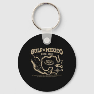 Golf von Mexiko 1672 Karte Schlüsselanhänger