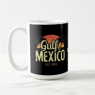 Golf von Mexiko am meisten. 1550 Retro Beach Vibe Kaffeetasse