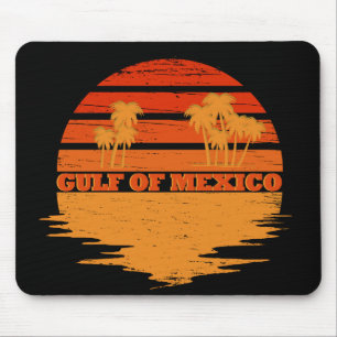 Golf von Mexiko bleib salzig vintage Mousepad